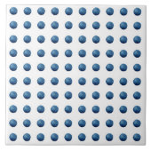 Blaue Aquarelltöne Fliese (Vorderseite)