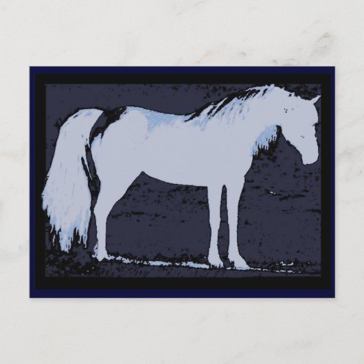 Blaue arabische Postkarten (Vorderseite)