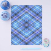 Blaue Argyle-Massen Scrapbook Papier Seiten (Einzeln)
