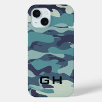 Blaue Armee Camouflage kundenspezifische Monogramm