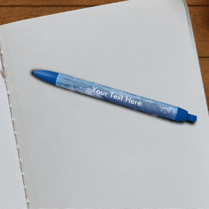 Blaue Atlantikwellen Wolken Himmelsfotografie Kugelschreiber