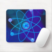 Blaue Atomstrukturwissenschaft Mousepad (Mit Mouse)