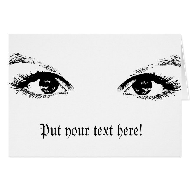 blaue Augen (Vorderseite (Horizontal))