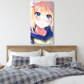 Blaue Augen 2 Leinwanddruck (Insitu (Schlafzimmer))
