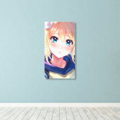 Blaue Augen 2 Leinwanddruck (Insitu (Holzboden))