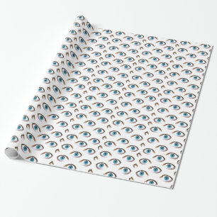 blaue Augen Geschenkpapier