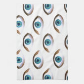 blaue Augen Geschirrtuch (Vertikal)