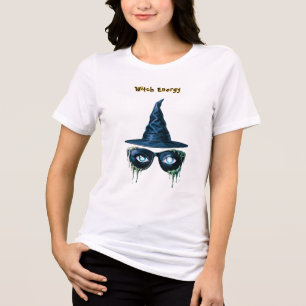 Blaue Augen - Hexenenergie Tri-Blend Shirt