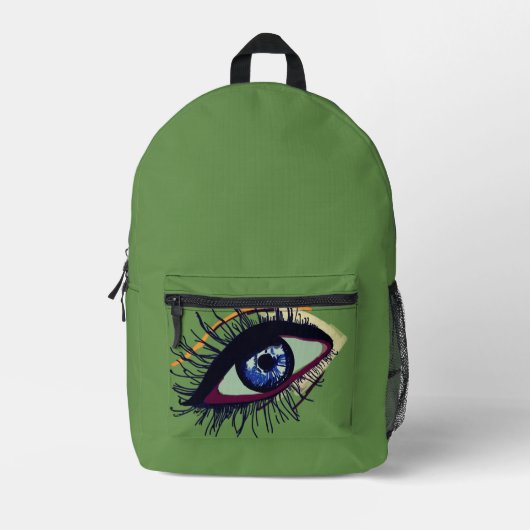 Blaue-Augen-iPhone 8/7, Barely There Bedruckter Rucksack (Vorderseite)