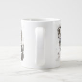 Blaue Augen Jumbo-Tasse (Rückseite)