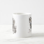 Blaue Augen Kaffeetasse (Mittel)