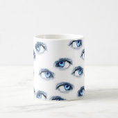 blaue Augen Kaffeetasse (Mittel)
