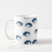 blaue Augen Kaffeetasse (Links)
