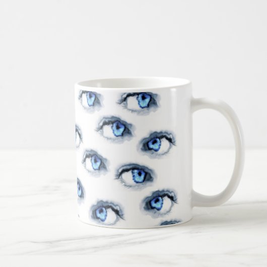 blaue Augen Kaffeetasse (Rechts)