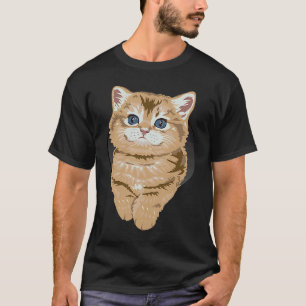 Blaue Augen Katzen Kitty Cat T-Shirt