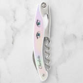 Blaue Augen Kellnermesser (Rückseite)