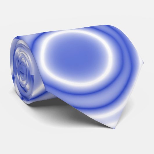 blaue Augen Krawatte (Gerollt)