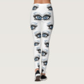 Blaue Augen Leggings (Rückseite)