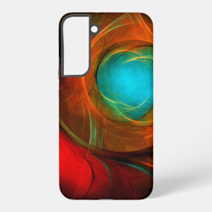 Blaue Augen Moderne Abstrakte Feine Kunst Cooles M Samsung Galaxy Hülle