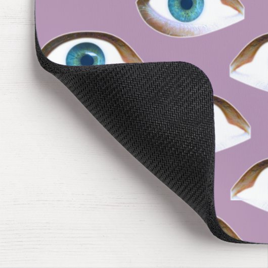 blaue Augen Mousepad (Ecke)