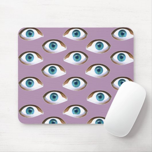 blaue Augen Mousepad (Mit Mouse)