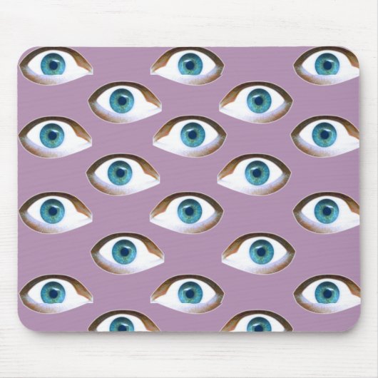 blaue Augen Mousepad (Vorne)