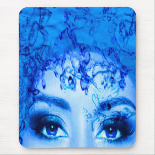 Blaue Augen Mousepad
