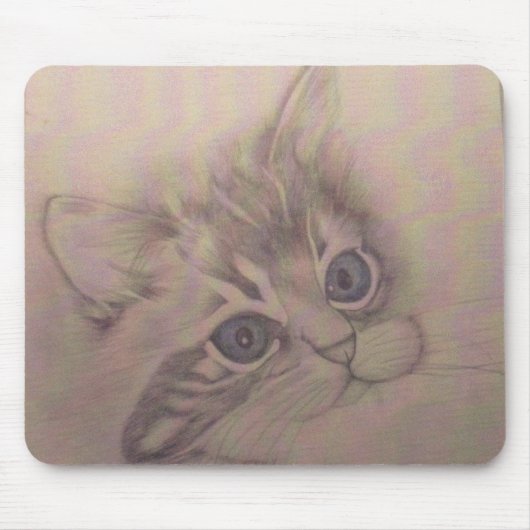 Blaue Augen Mousepad (Vorne)
