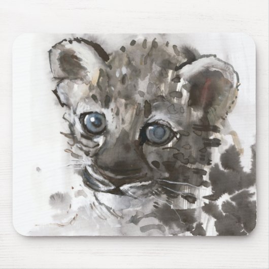 Blaue Augen Mousepad (Vorne)
