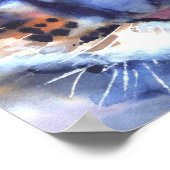 blaue Augen Poster (Ecke)