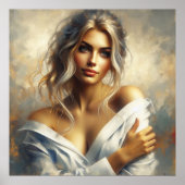 Blaue Augen Poster (Vorne)