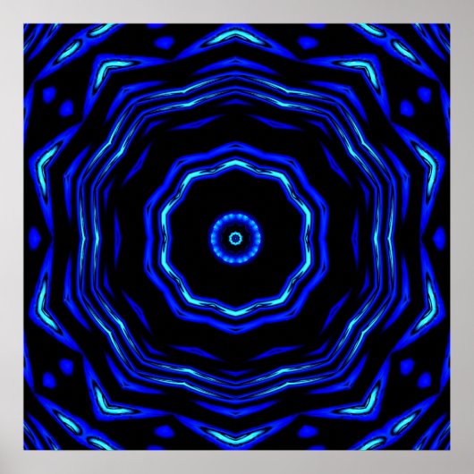 Blaue Augen Poster (Vorne)