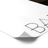 blaue Augen Poster (Ecke)