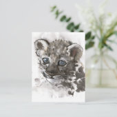 Blaue Augen Postkarte (Stehend Vorderseite)