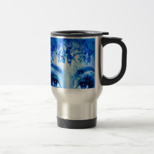 Blaue Augen Reisebecher