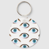 blaue Augen Schlüsselanhänger (Vorderseite)