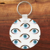 blaue Augen Schlüsselanhänger (Vorderseite)