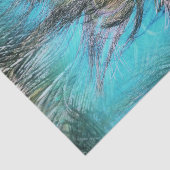 Blaue Augen Seidenpapier (Ausschnitt)