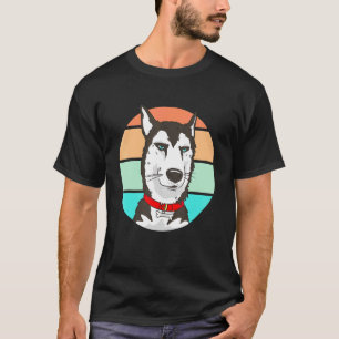 Blaue Augen Siberian Husky T-Shirt
