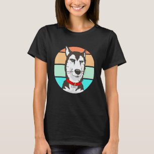 Blaue Augen Sibirischer Husky T-Shirt