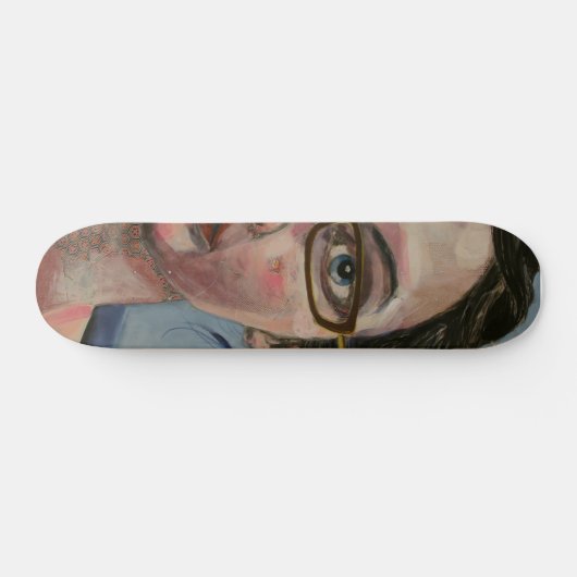 Blaue Augen Skateboard (Horizontal)