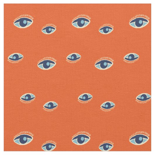 Blaue Augen Stoff (Nahaufnahme)