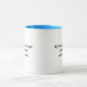 Blaue Augen Tasse (Zentrum)