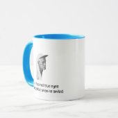 Blaue Augen Tasse (Vorderseite Links)