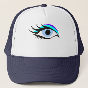 Blaue Augen  Truckerkappe