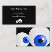 Blaue Augen Visitenkarte (Vorne/Hinten)