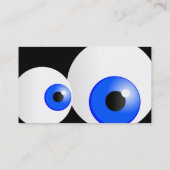 Blaue Augen Visitenkarte (Rückseite)