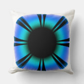 Blaue Augen werden gerettet und helfen Kissen (Vorderseite)