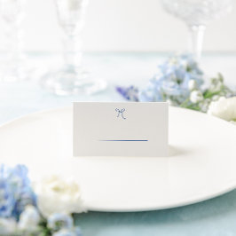 Blaue Augenbrauenhaube Platzkarte