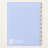 Blaue Aura Big Year Planer (Rückseite)